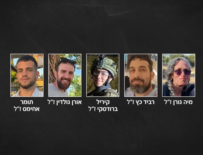 Megtalálták és hazahozták öt izraeli holttestét Gázából | Szombat Online