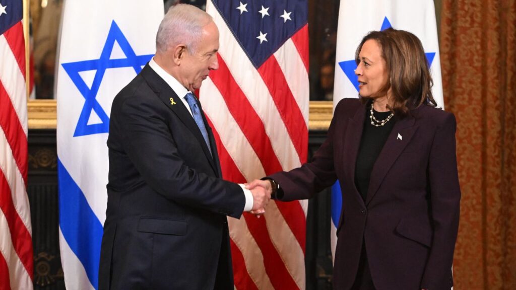 Kamala Harris „őszinte és konstruktív” megbeszélést folytatott Netanjahuval