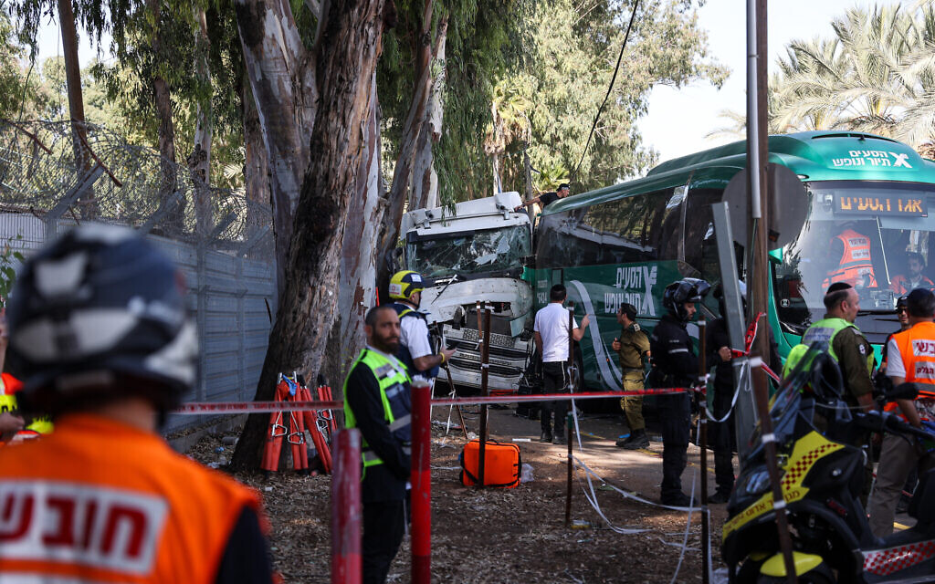 Gázolásos merénylet Izraelben: 35 sebesült, 6 súlyos, egy életveszélyes állapotban