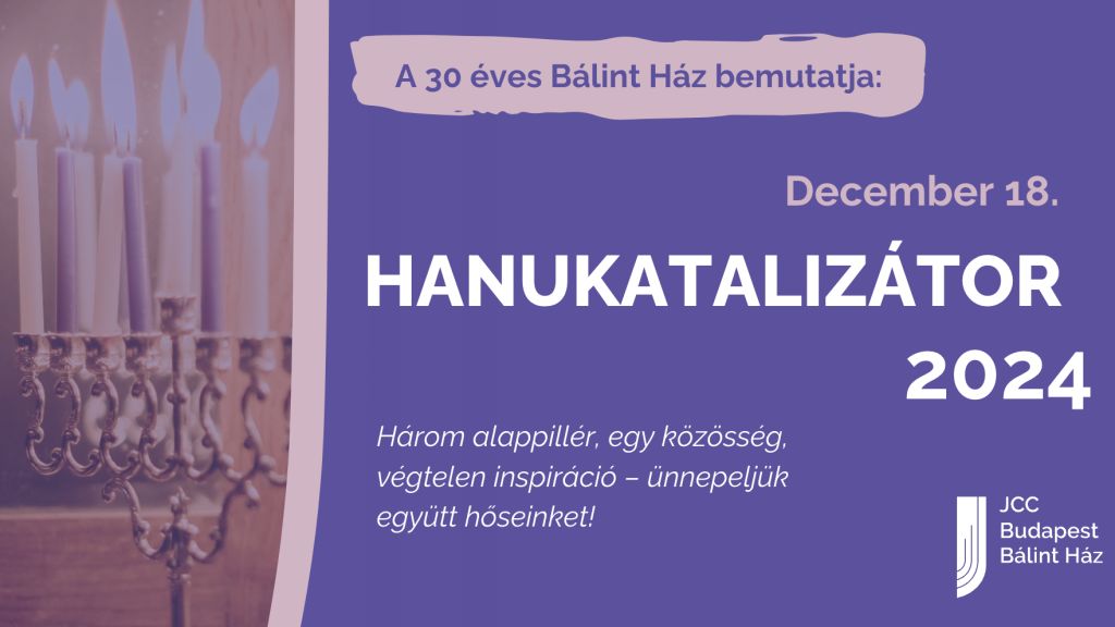 Átadták az idei Hanukatalizátor-díjakat